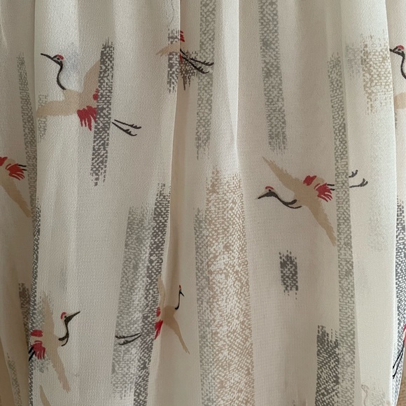 Urban Outfitters Dress with Dreamy Crane Pattern - Picture 4 of 5